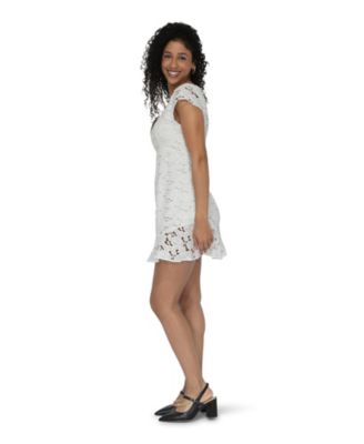 Women's Drifting Slowly Lace Mini Dress