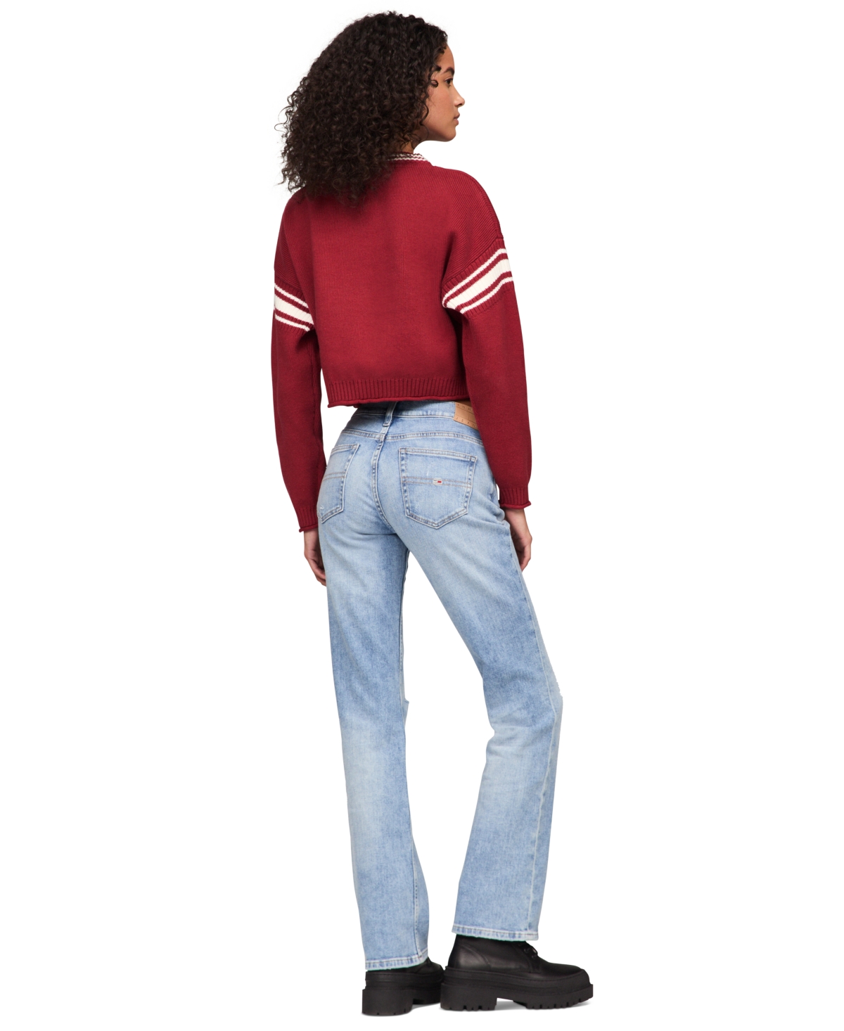 Tommy Jeans Women's Maddie Mid-Rise Bootcut Jeans