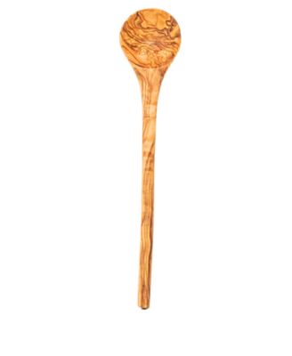 Olive Wood Round Cooking Spoon 12"
