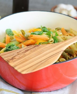 Olive Wood Pan Paddle Spatula