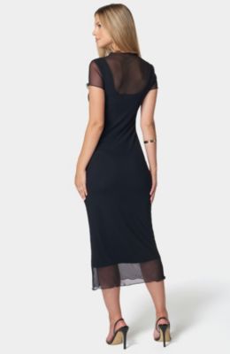 Women's Mesh T-Shirt Dress