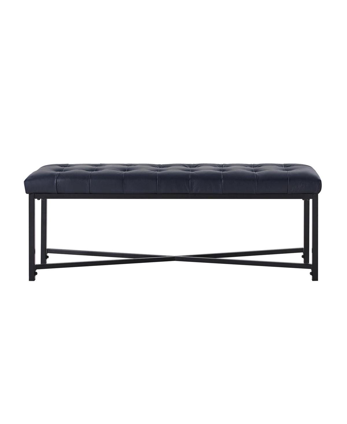 Hulala Home Eberhard Modern Upholstered Flip Top Storage Bench with Button-Tufted