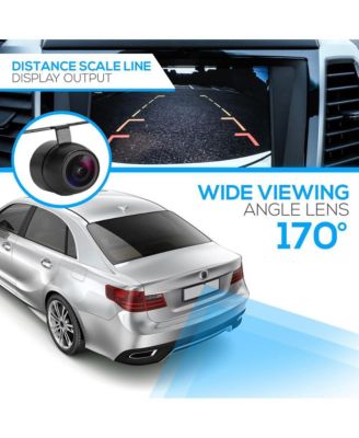 Compact Car Backup Camera with Night Vision, 170° Viewing Angle