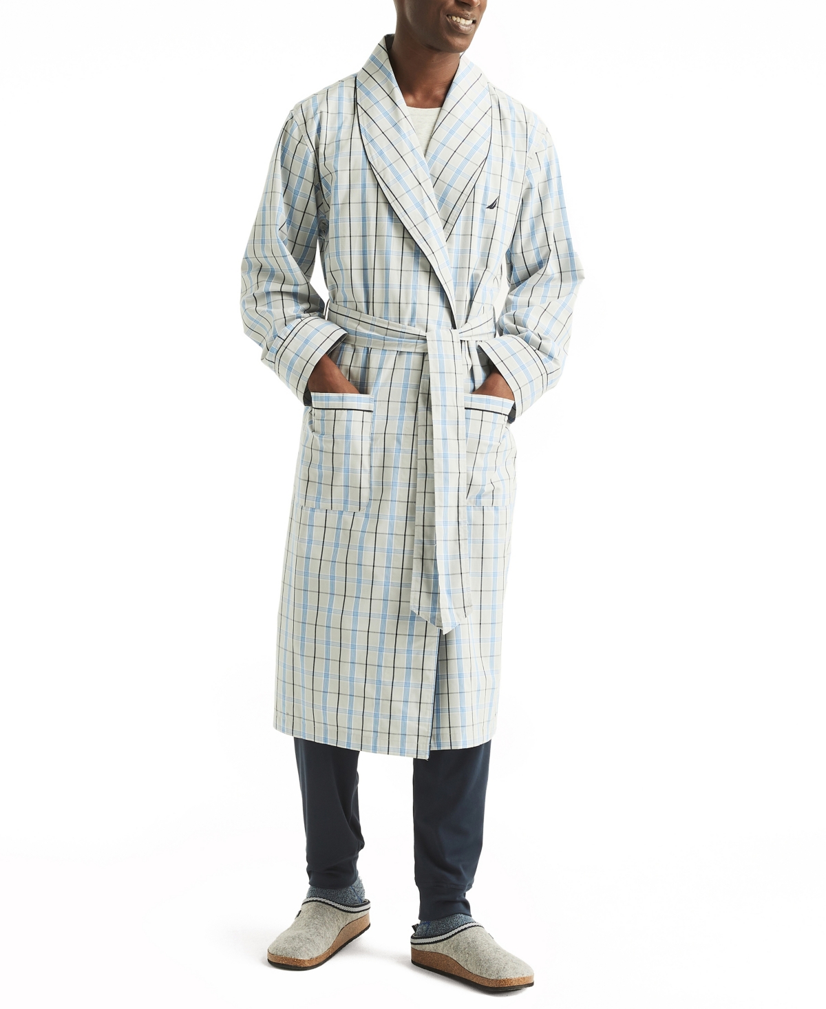 Men's Crafted Plaid Robe - High Rise