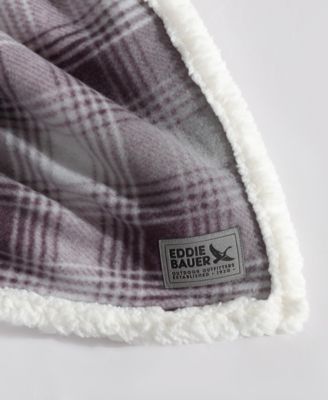 CLOSEOUT! Nordic Plaid Ultra Soft Plush Fleece Reversible Oversized Throw, 70" x 50"