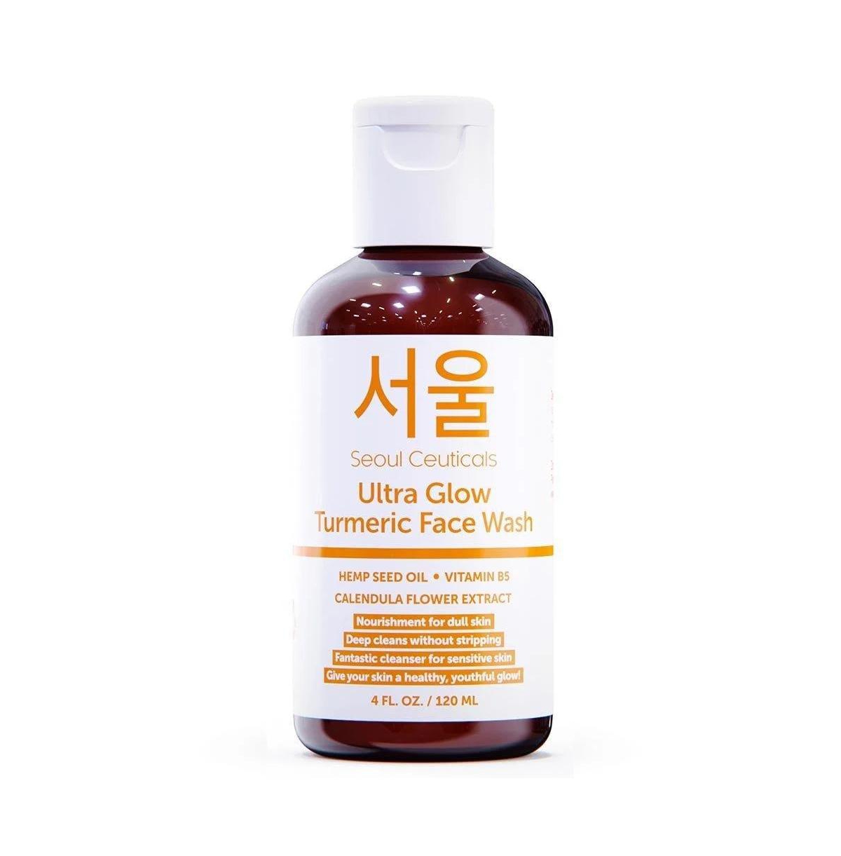 Korean Skin Care Cleanser Ultra Glow Turmeric Face Wash K Beauty Skincare