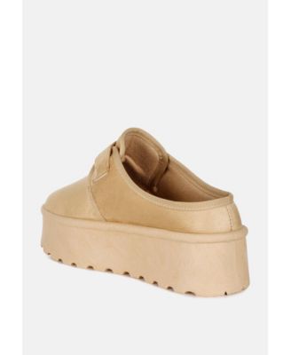 Ryeson Buckle Strap Platform Classic Slip-On