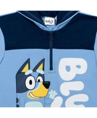 Boys Bingo Fleece Half Zip Hoodie to