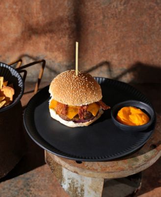 Stoneware Linhas Dinner Plates, Set of 6