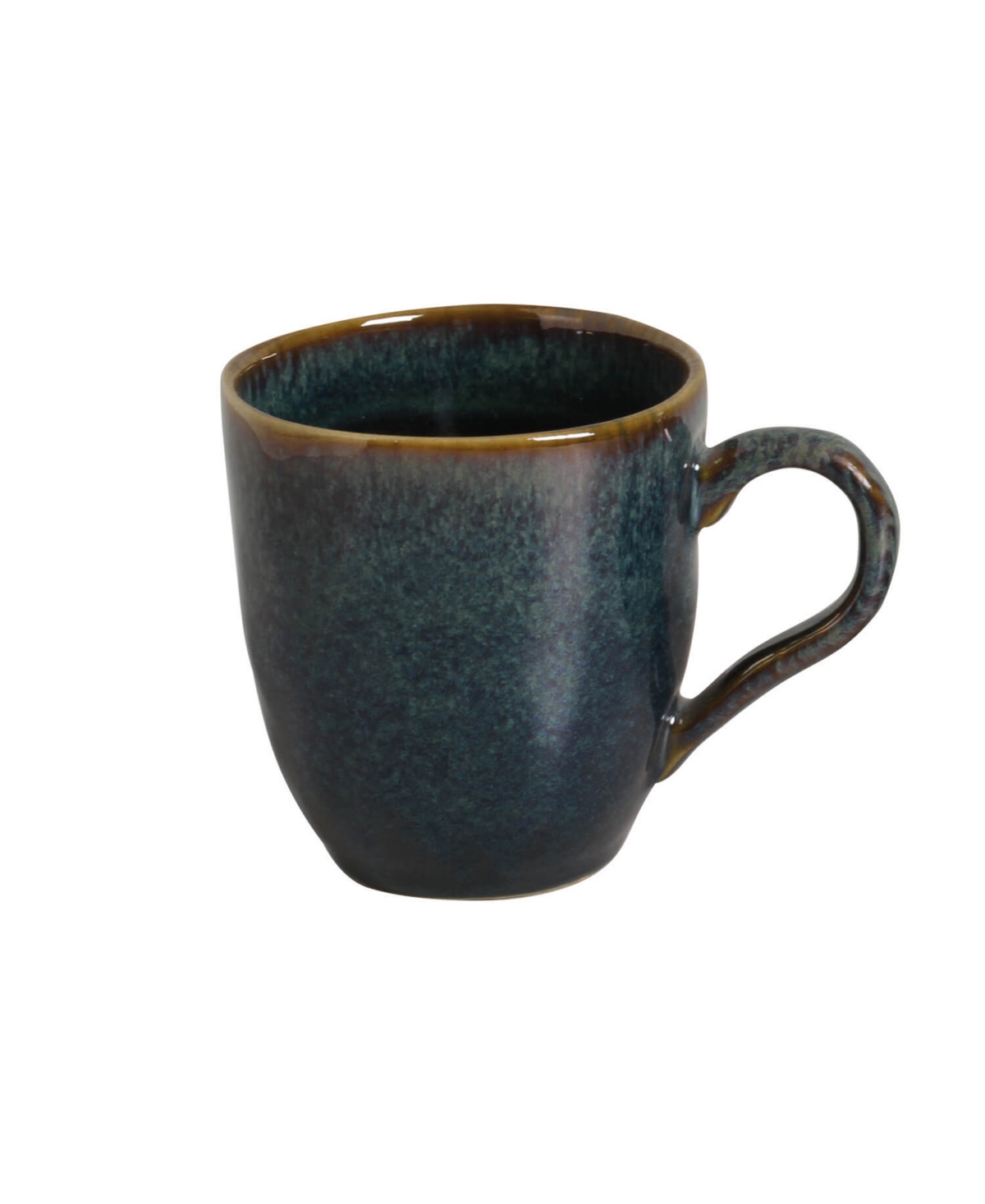Porto Brasil Stoneware Coffee Mugs, Set Of 4 In Oceano
