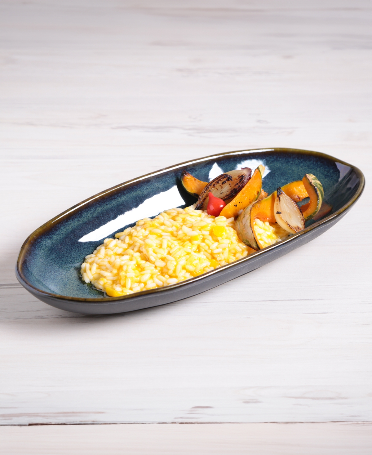 Porto Brasil Stoneware Large Deep Oval Platters, Set Of 4 In Oceano