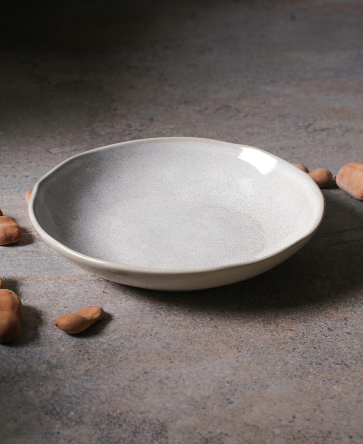 Porto Brasil Stoneware Salad Bowls, Set Of 6 In Latte
