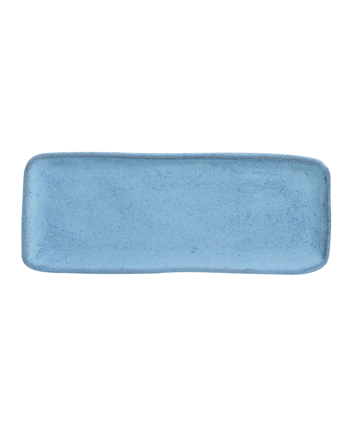 Porto Brasil 12.99" Stoneware Medium Rectangular Platters, Set Of 4 In Breeze