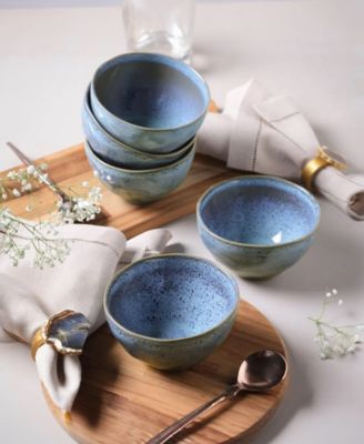 Stoneware Soup Bowls, Set of 6