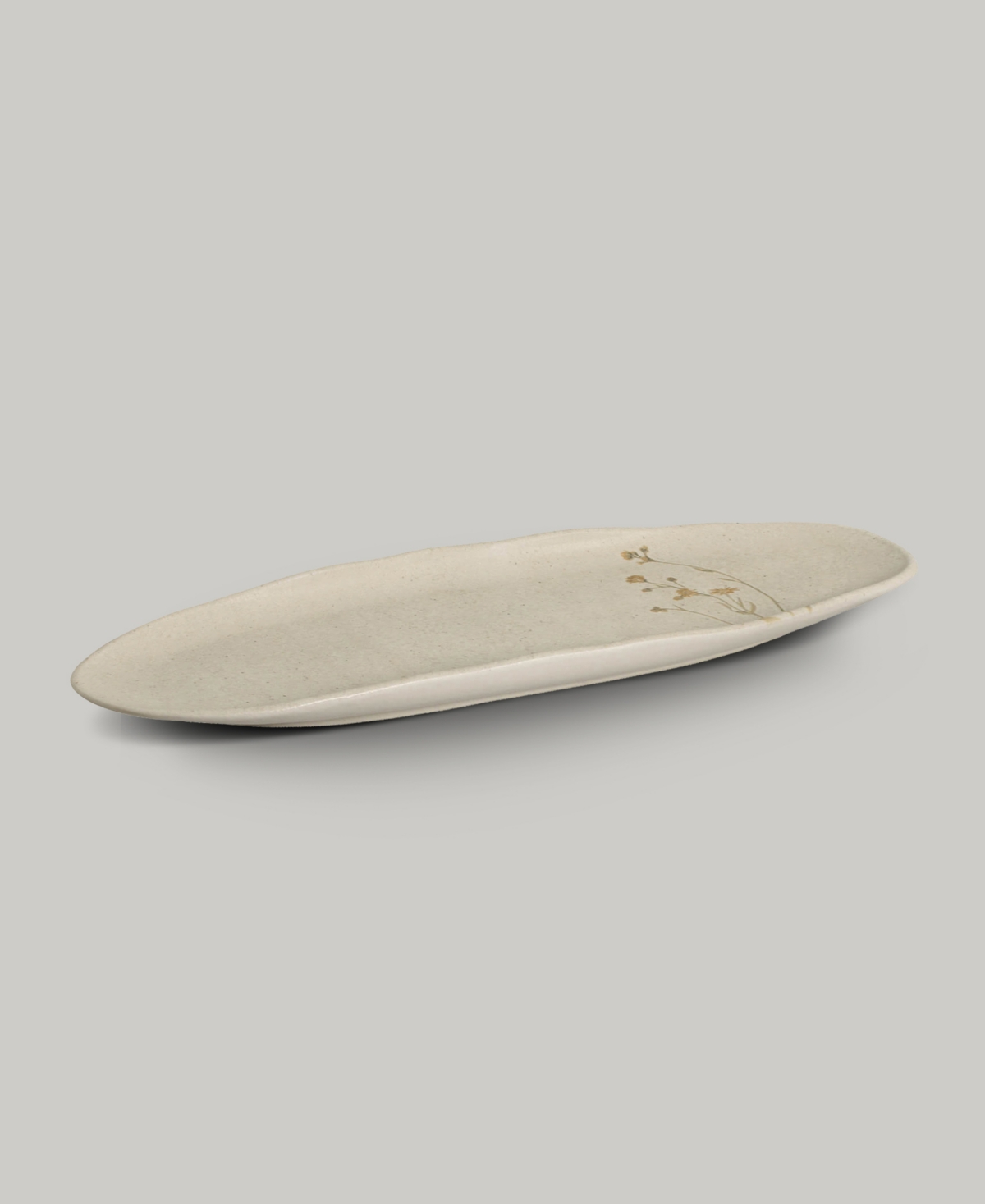 Porto Brasil Campestre Stoneware Large Shallow Oval Platters, Set Of 4 In Campestre