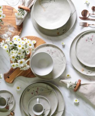 Campestre Stoneware Shallow Oval Platters, Set of 4