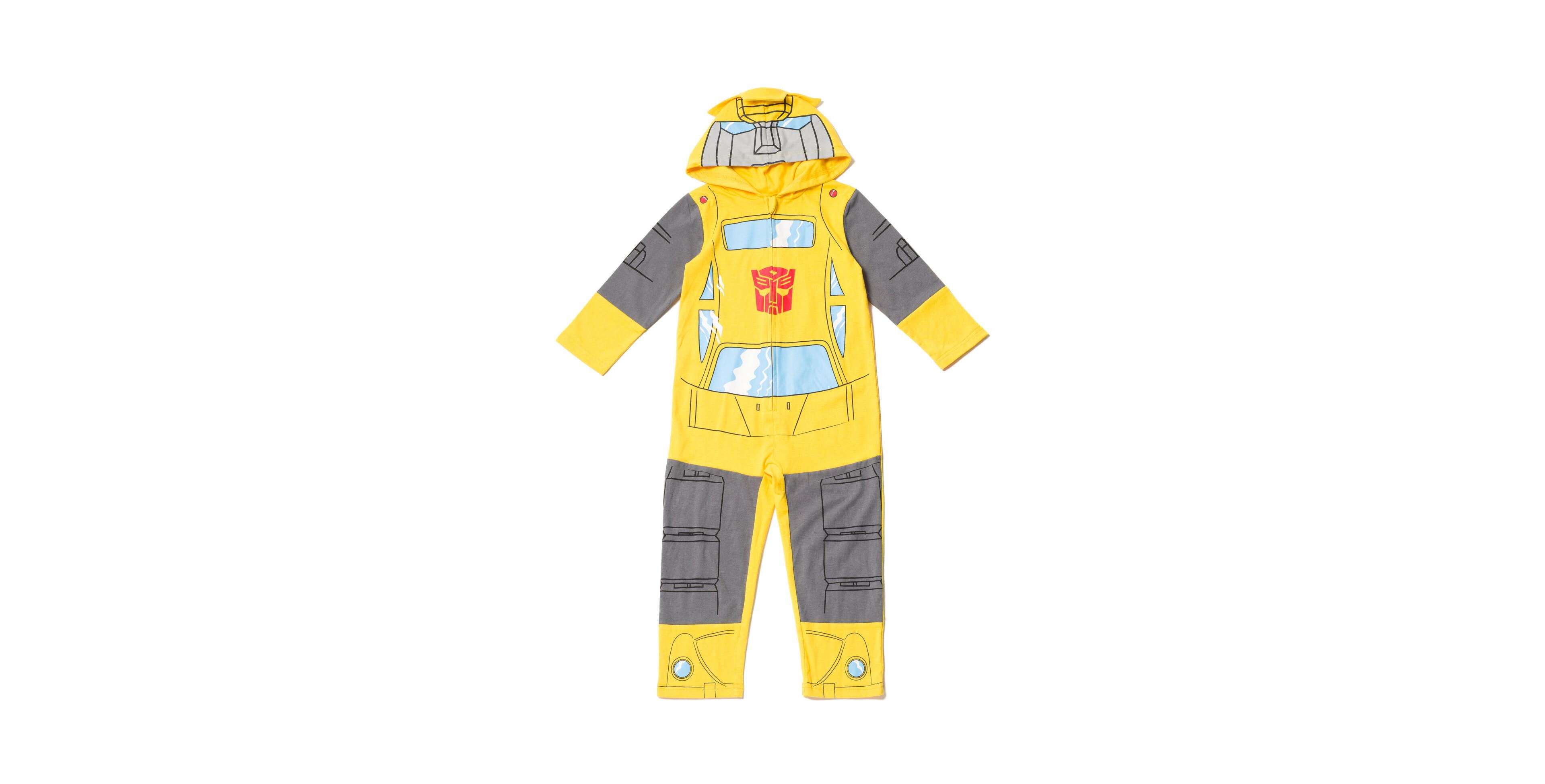 Transformers Toddler Boys Bumblebee Optimus Prime Coverall to