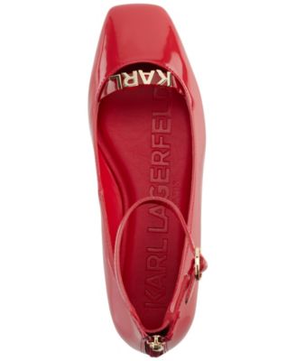 Women's Zyvia Logo Ankle Strap Flats