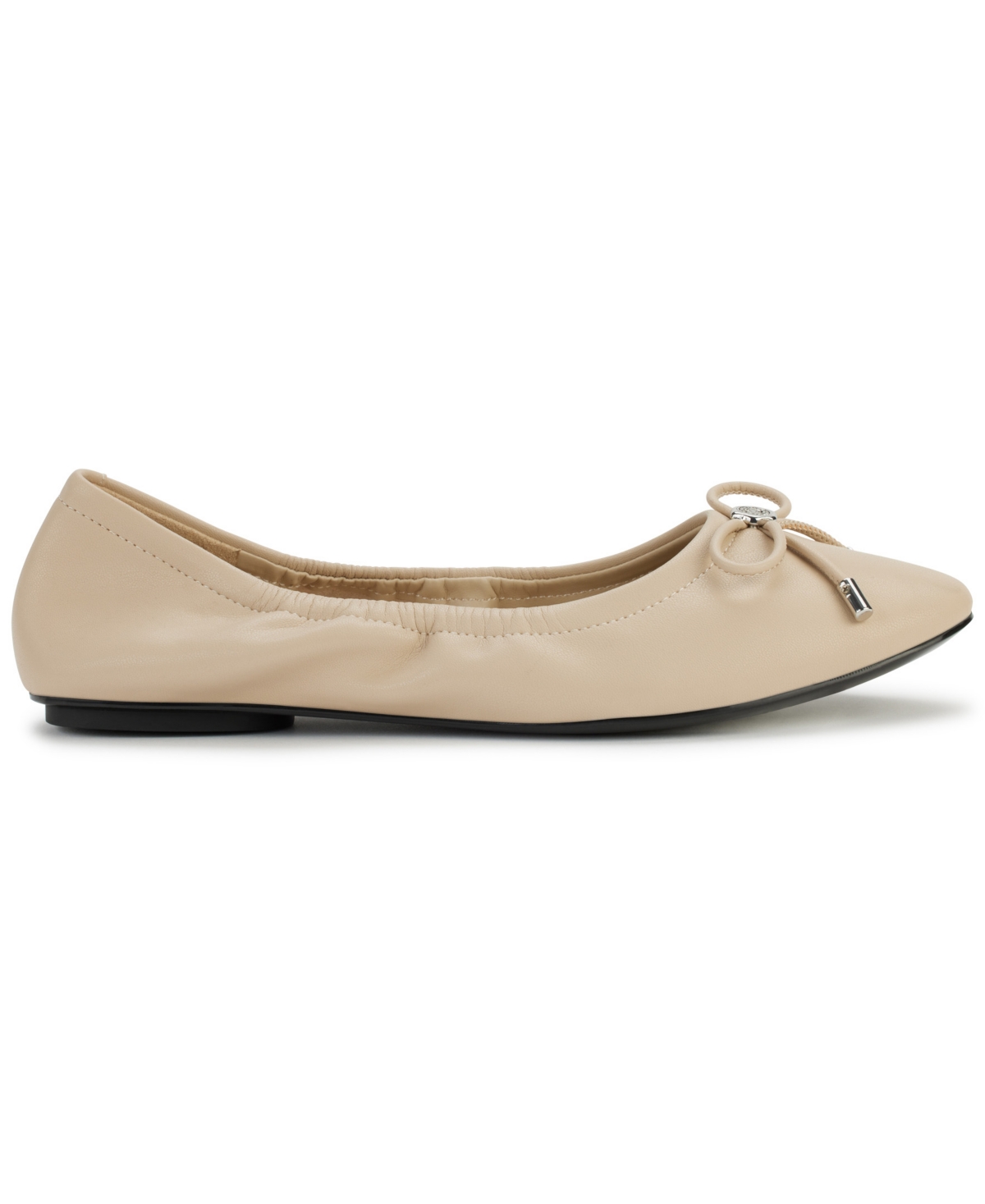 Karl Lagerfeld Paris Velma Ballet Flat In Dusty Nude