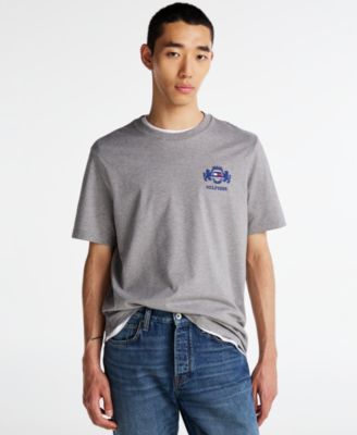 Tommy Hilfiger - Men's Embroidered Logo Crest T-Shirt