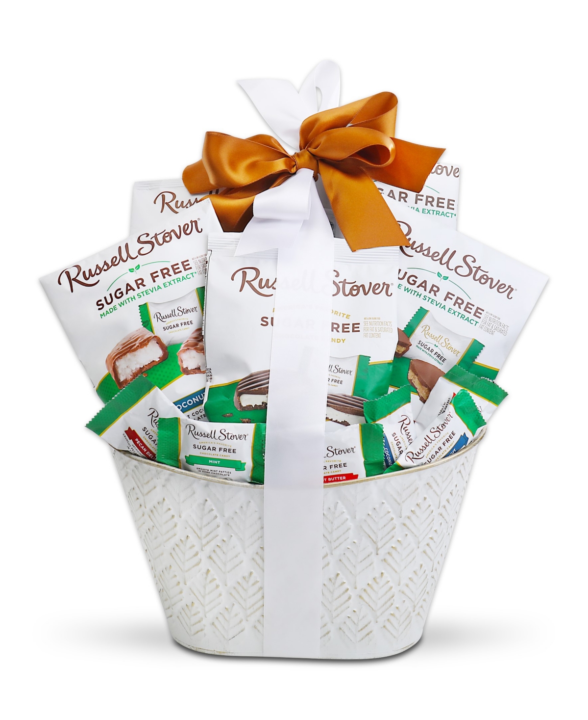 Alder Creek Gift Baskets Russell Stover Sugar Free Chocolate Gift Basket, 6 Piece In No Color
