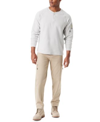 Men's Relaxed Fit Performance Thermal Long Sleeve Henley
