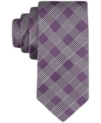 Calvin Klein - Men's Zayla Plaid Tie