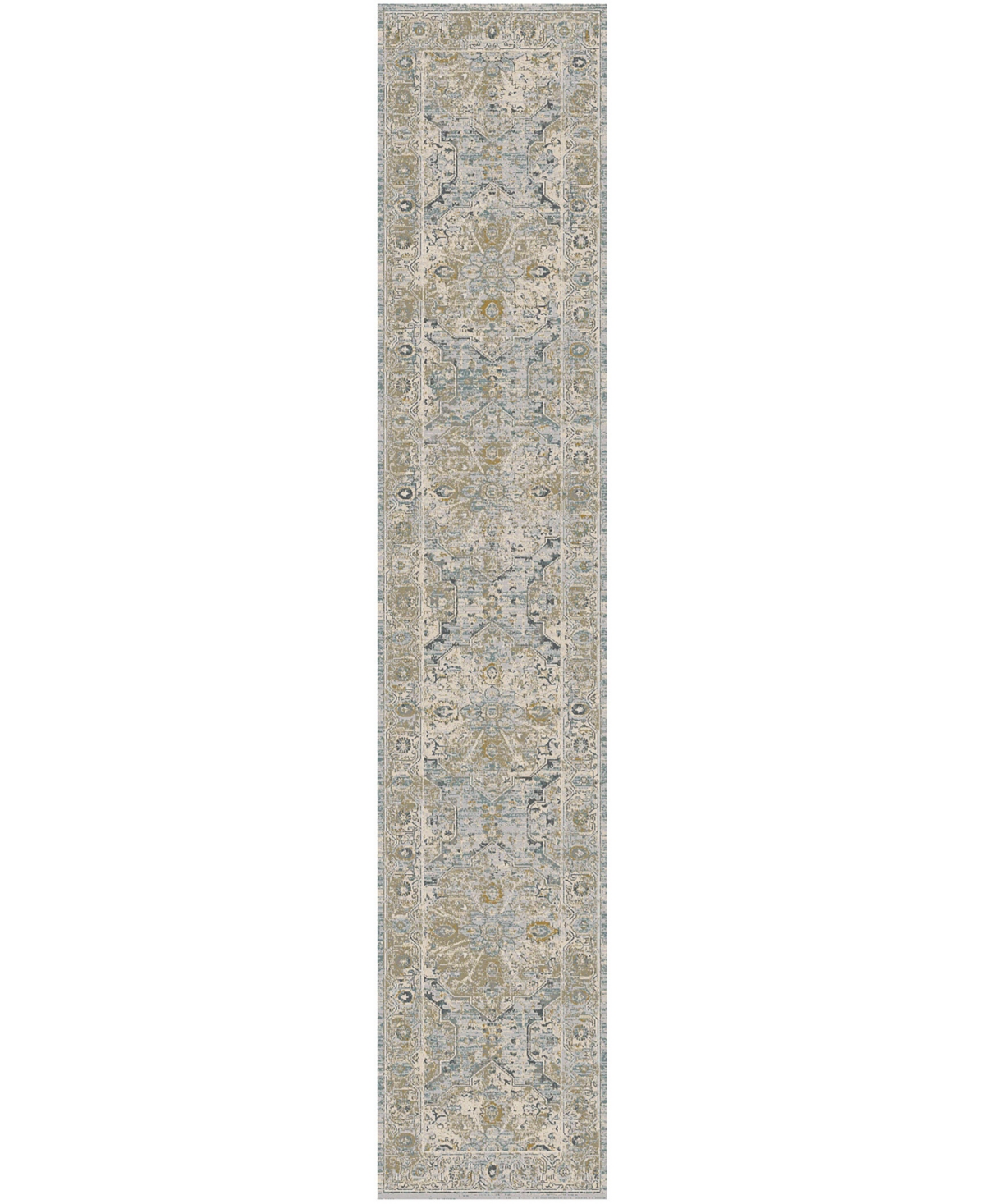 Nourison Home Lynx Lnx07 2'3"x8' Runner Area Rug In Mist