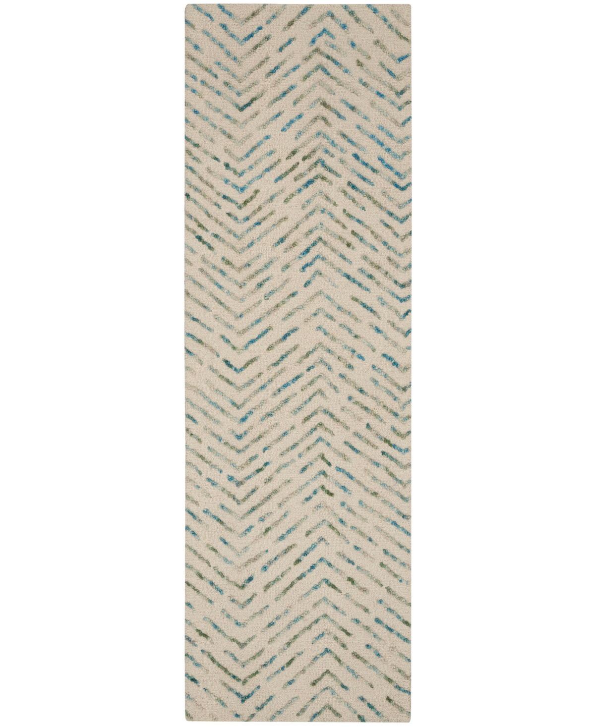 Nourison Home Colorado Clr02 2'3"x7'6" Runner Area Rug In Ivory,moss