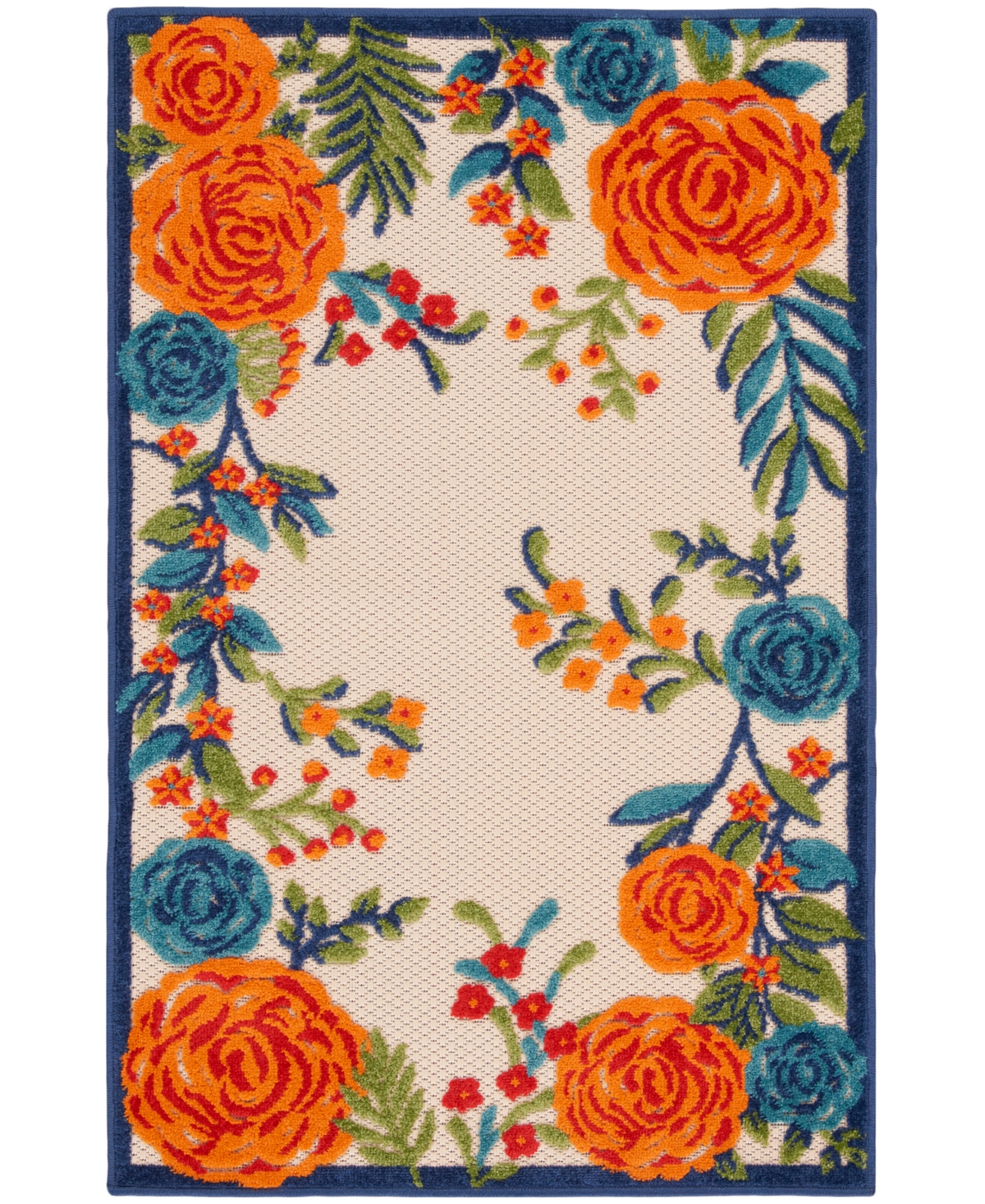 Nourison Home Aloha Alh32 2'8"x4' Area Rug In Multi