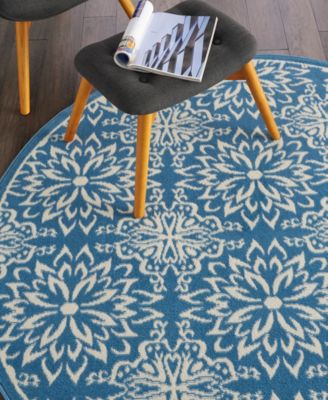 Jubilant JUB06 5'3"x5'3" Round Area Rug