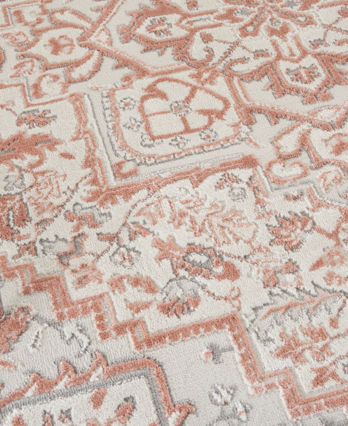 Nourison Home Elation Etn10 5'3"x7'3" Area Rug In Ivory