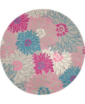 Passion PSN17 8'x8' Round Area Rug