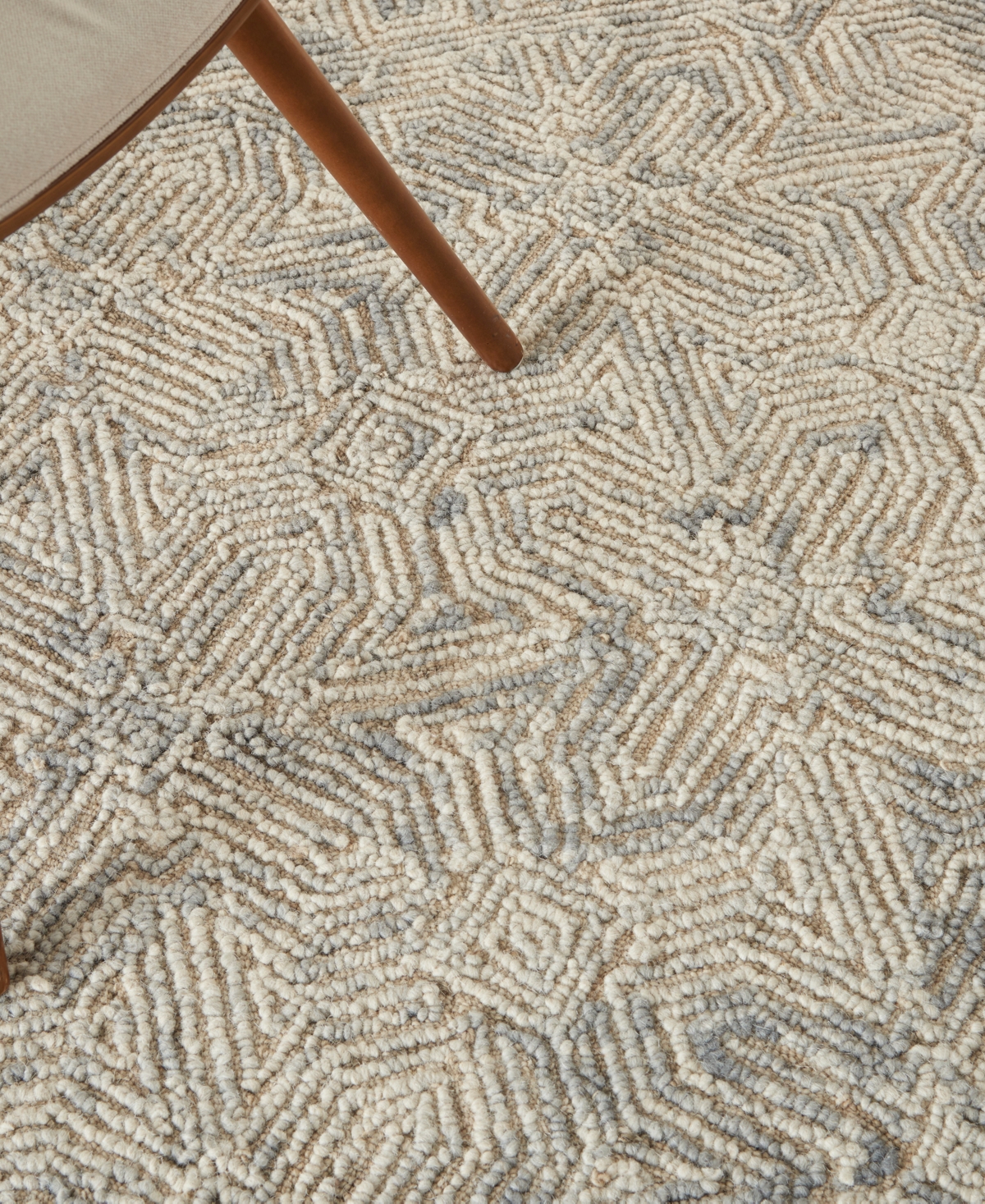 Nourison Home Colorado Clr05 5'3"x7'3" Area Rug In Beige,gray
