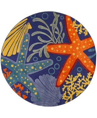 Aloha ALH24 7'10"x7'10" Round Area Rug