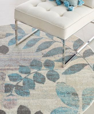 Tranquil TRA01 4'x4' Round Area Rug