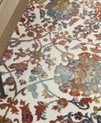Nourison Home Ankara Global Anr06 Rug Collection In White