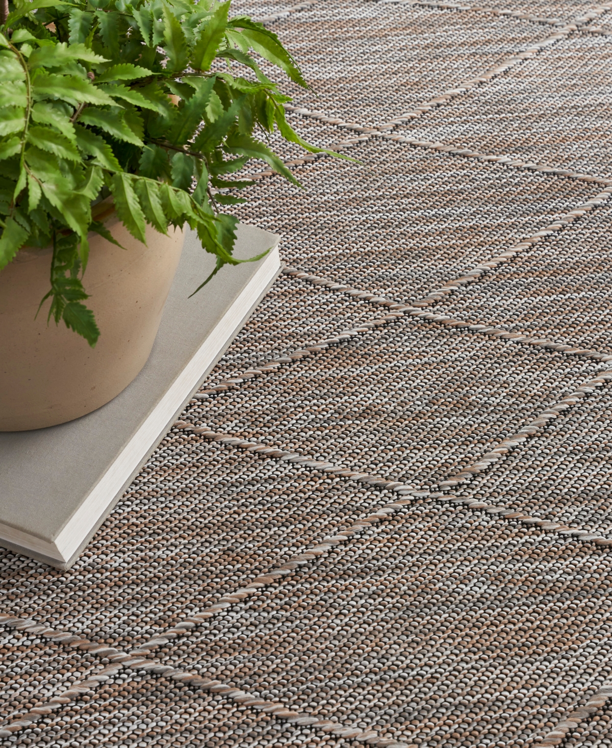 Nourison Home Washable Solutions Wsl01 7'x10' Area Rug In Gray,mocha