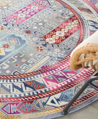 Vintage Kashan VKA06 6'x6' Round Area Rug