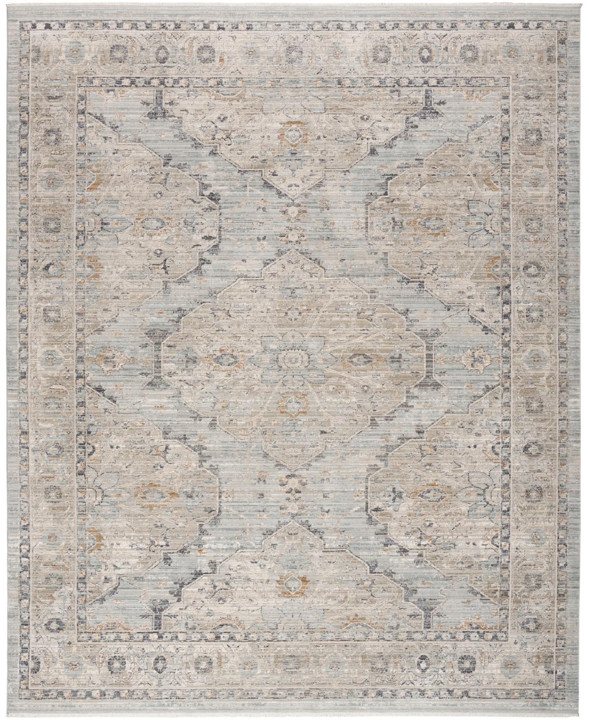 Nourison Home Lynx Lnx07 5'3"x7'10" Area Rug In Mist