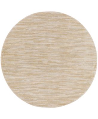 Nourison Essentials NRE01 8'x8' Round Outdoor Area Rug