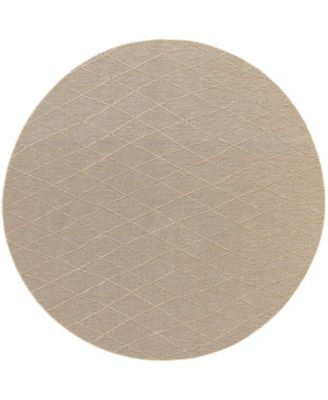 Washable Solutions WSL01 8'x8' Round Area Rug