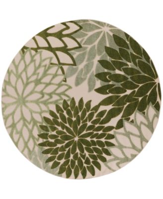 Aloha ALH05 5'3"x5'3" Round Area Rug