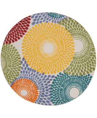 Aloha ALH29 7'10"x7'10" Round Area Rug
