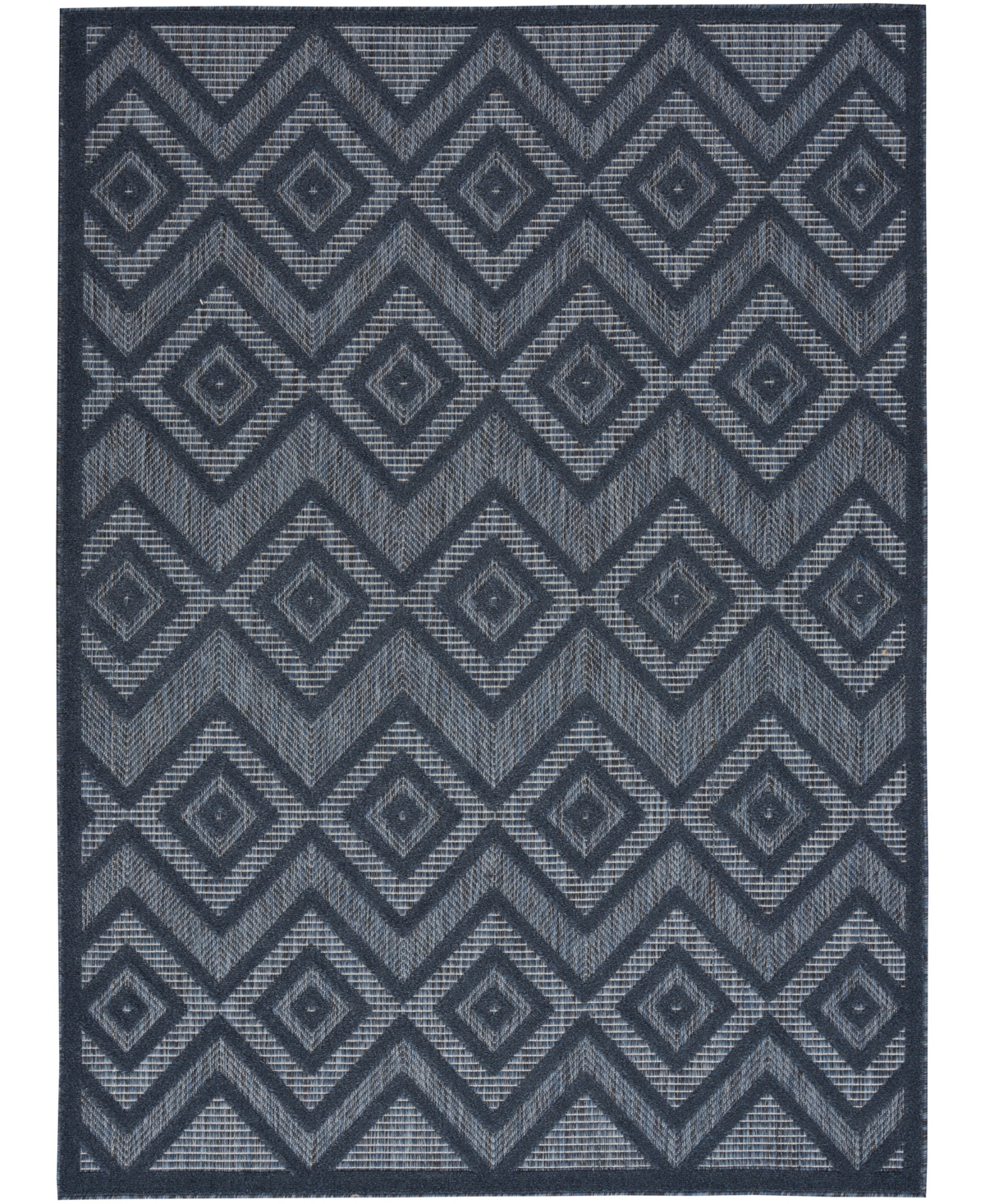 Nourison Home Versatile Nrv01 6'x9' Area Rug In Navy,blue