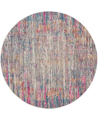 Passion PSN09 8'x8' Round Area Rug