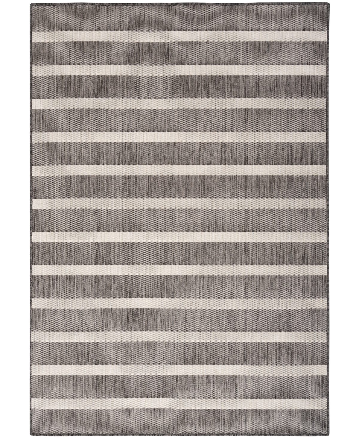 Nourison Home Positano Pos03 5'x7' Area Rug In Charcoal