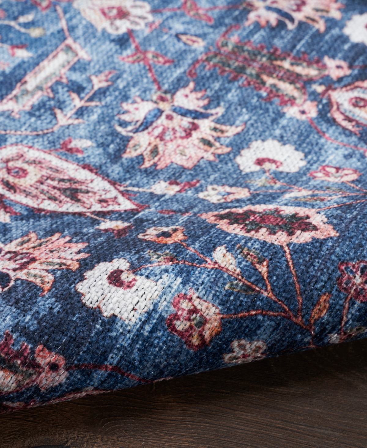 Nourison Home Grand Washables Grw06 7'10"x9'10" Area Rug In Blue,brick
