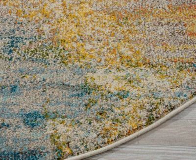 Celestial CES02 7'10"x7'10" Round Area Rug