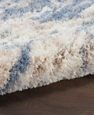 Nourison Home Dreamy Shag Drs10 Rug Collection In Mist,gray